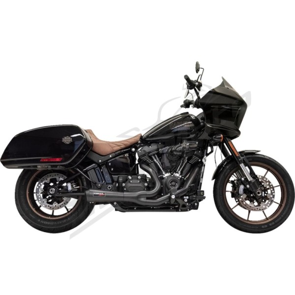 BASSANI XHAUST 2-into-1 The Ripper Short Road Rage Exhaust System Harley Davidson 1750-1923cc 2018-2024