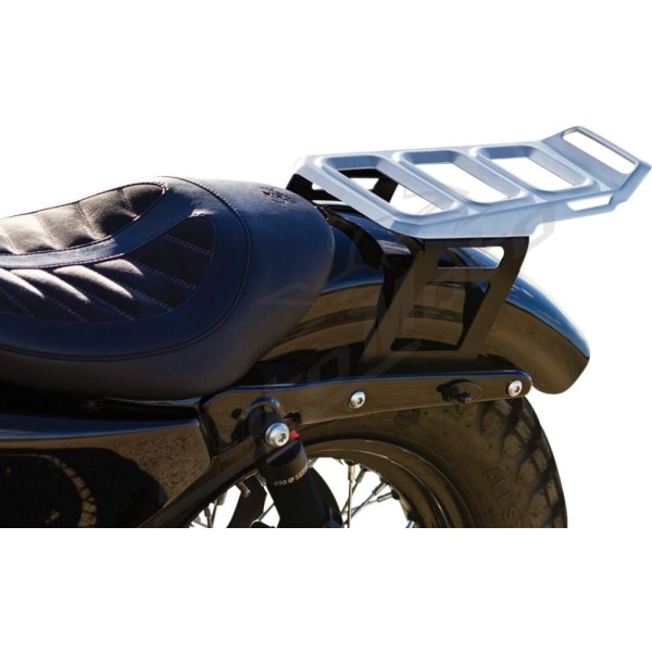 KURYAKYN Dillinger Luggage Rack Silver Harley Davidson XL / XR 883/1200 04-22