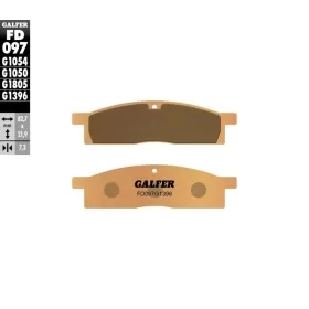GALFER HH Stabdžių trinkelės Yamaha YZ 65-85cc 03-26