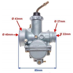 Karbiuratorius 23mm (Mech. Pariebintojas)