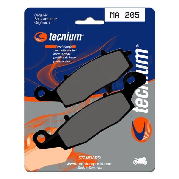 TECNIUM Street Organic Brake pads MA205 Kawasaki / Suzuki 500/1700 89-24