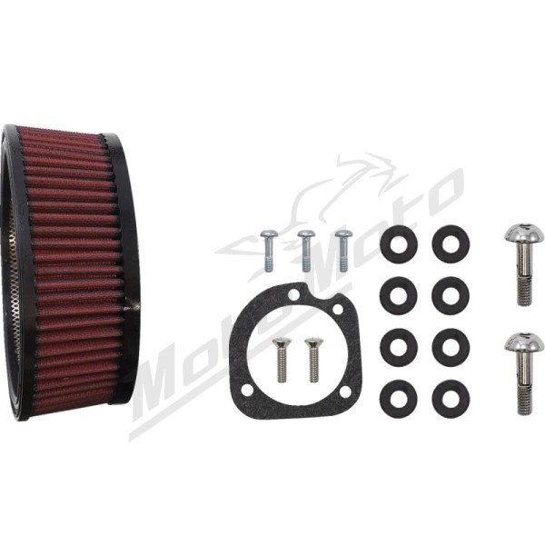 S&S CYCLE Air Stinger Stealth Air Cleaner Kit Harley Davidson FLD / FLHRCI / FLHRI 1450-1690cc 01-17