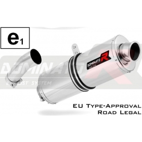 Exhaust silincer Dominator Oval BMW F650GS 2008-2012