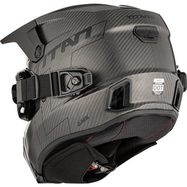 MX helmet CKX Titan AMS Matt Carbon + Heated Goggles