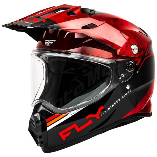 FLY RACING Trekker Krypyek Conceal Helmet - Black/Grey/White