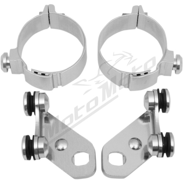 MEMPHIS SHADES METRIC Custom Lower Deflector Mount Kit Honda / Kawasaki / Suzuki 90-1800 01-25