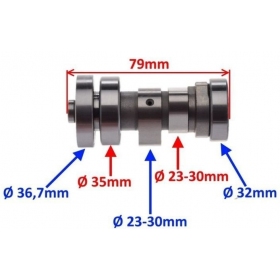 Camshaft CHINESE ATV / CROSS YX160 4T