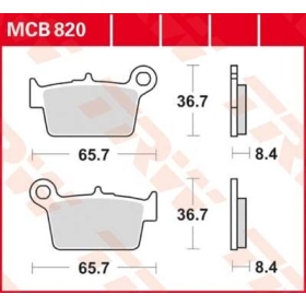 TRW All Round Sintered Metal Brake Pads Beta ALP / RR / Urban 50-200cc 06-25