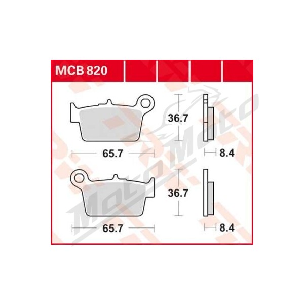 TRW All Round Sintered Metal Brake Pads Beta ALP / RR / Urban 50-200cc 06-25