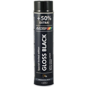 MOTIP Black Gloss Spray Paint - 600ml