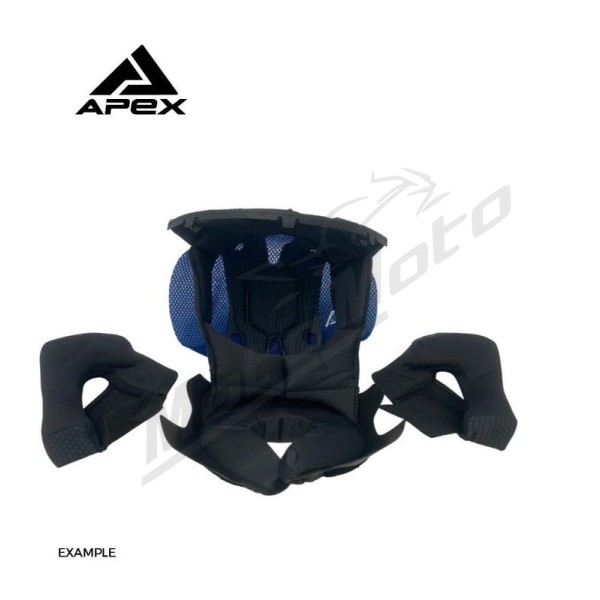 APEX MI100 Linerset cheekpads and topliner