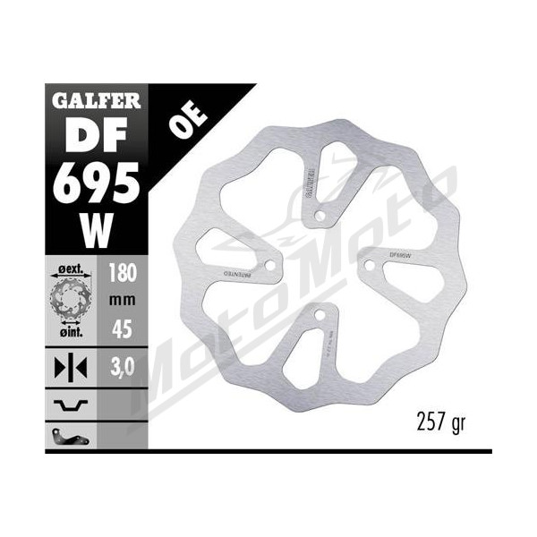GALFER Rear brake disc KTM / Gas Gas / Husqvarna 65 23-24
