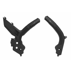RACETECH rėmo apsauga KTM SX, SX-F, EXC, EXC-F 125/500cc 19-23 Juoda