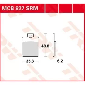TRW All Round Sintered Metal Brake Pads Gilera / Peugeot / Piaggio / SYM / Vespa 50-200cc 95-20