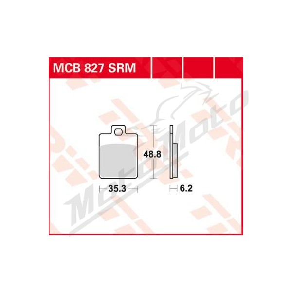 TRW All Round Sintered Metal Brake Pads Gilera / Peugeot / Piaggio / SYM / Vespa 50-200cc 95-20
