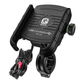 4Ride Mobile phone holder Quick Charge 3.0 R9-metal