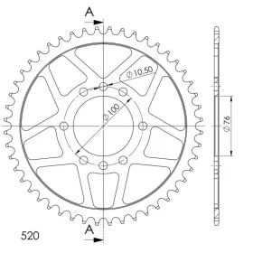 Supersprox / JT Rear sprocket 1825.48 48t