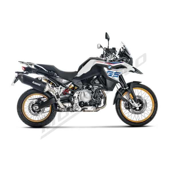 AKRAPOVIC Slip-on Line Muffler titanium / carbon fiber / stainless steel BMW F 750-850 18-26