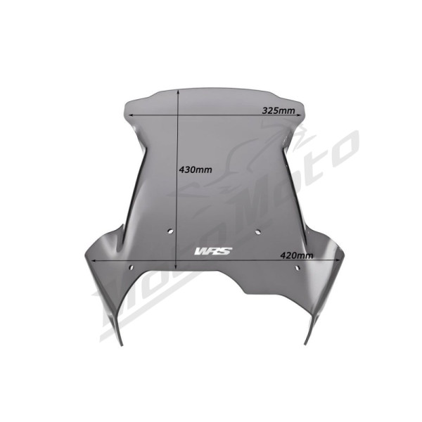 WRS BM018F CAPONORD Priekinis stiklas Lengvai Tamsintas BMW F650GS / F800GS 08-17
