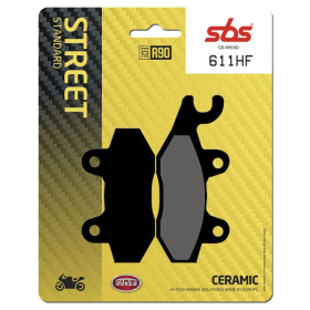SBS 611HF Street Stabdžių Trinkelės Kawasaki / Peugeot / Suzuki / Triumph 125-1200cc 87-25