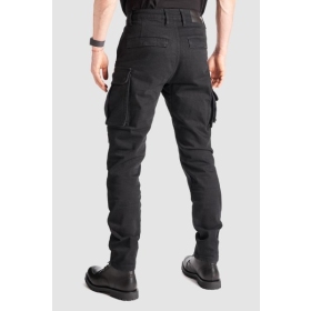 PANDO MOTO Desert Cargo Black Motorcycle Jeans for Men with Chino Style Cordura®