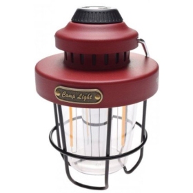 Retro Style Camping Lamp Red