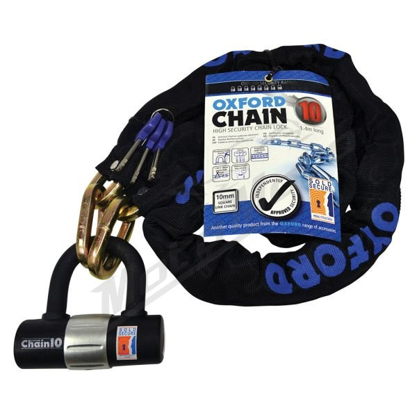 OXFORD Chain with fastener 10 1400mm