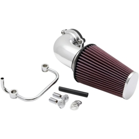 K&N Air Filter Chrome Kit Harley Davidson 883/1200 04-22