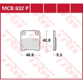 TRW All Round Sintered Metal Brake Pads Aprilia / BMW / Gilera / Honda / Kymco / Piaggio 125-1200cc 03-22
