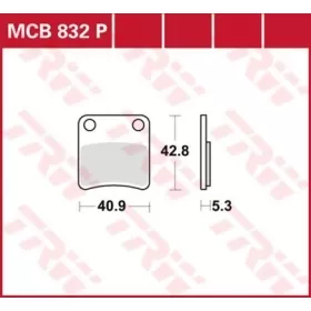 TRW All Round Sintered Metal Brake Pads Aprilia / BMW / Gilera / Honda / Kymco / Piaggio 125-1200cc 03-22