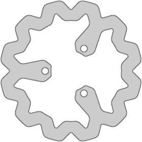 Delta Braking Rear Brake disc Aprilia RX,SX / Derbi Senda