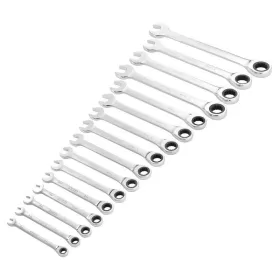 Draper HI-TORQ® Metric Ratchet Combination Spanner Set - 16 pieces