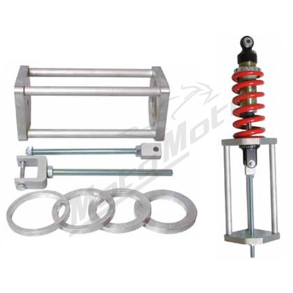 BUZZETTI shock absorber spring compression tool with adapters 