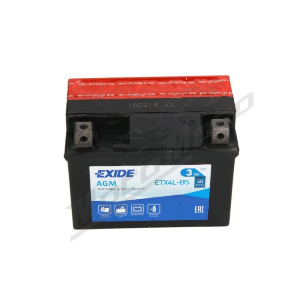 EXIDE YTX4L-BS Battery 12V 3Ah