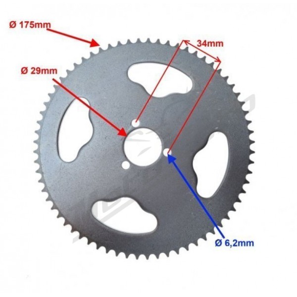 T8f rear best sale sprocket