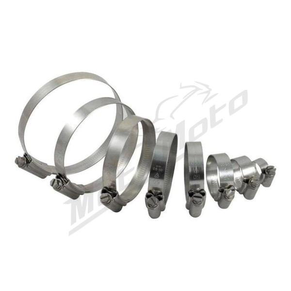 SAMCO Hose Clamps Kit for SAMCO Radiator Hoses Kawasaki KX 250 25-26