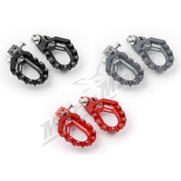 S3 Hard Rock Foot Pegs Solid BETA / GAS GAS / SHERCO 125-300cc 2002-2024