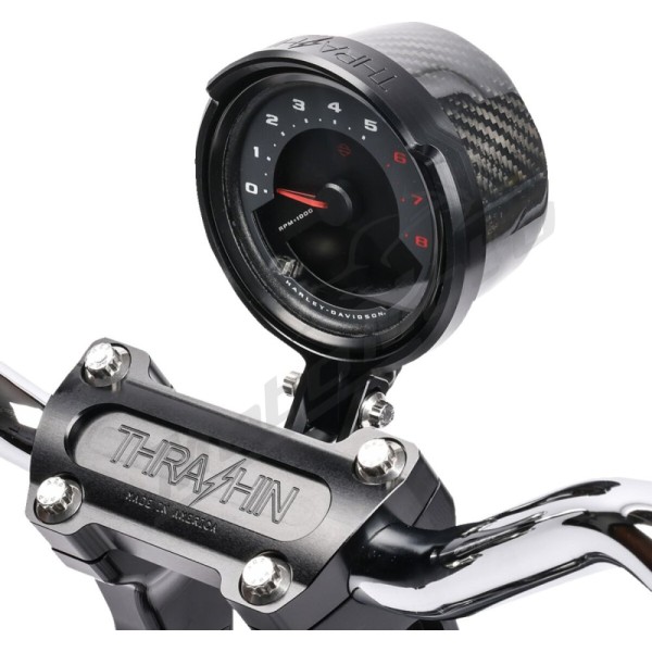 THRASHIN SUPPLY CO. Softail Gauge Relocation Kit Harley Davidson FXBB / FXBR / FXLRS 1868-1923cc 20-25