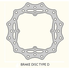 Delta braking rear brake disc (210x110x3mm) Husqvarna / KTM 85-350 11-20