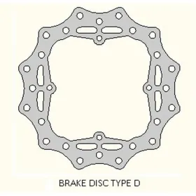 Delta braking rear brake disc (210x110x3mm) Husqvarna / KTM 85-350 11-20