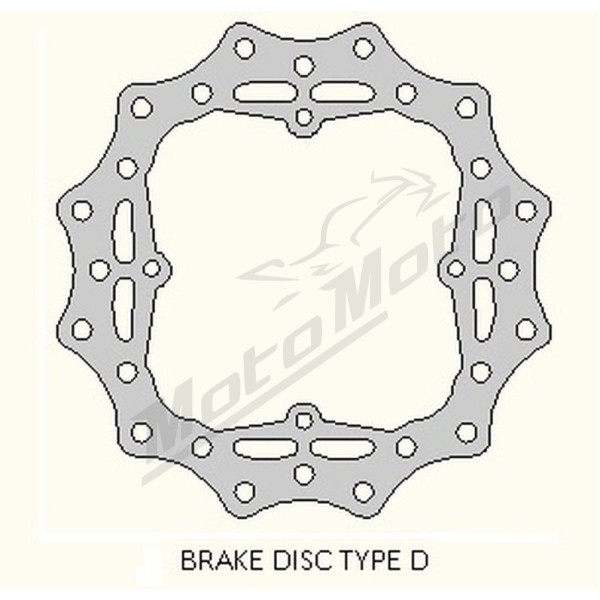 DELTA BRAKING galinis stabdžių diskas (210x110x3mm) Husqvarna / KTM 85-350 11-20