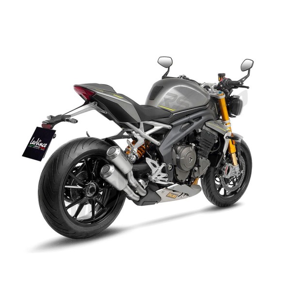 LEOVINCE LV-10 Stainless Steel Slip-On Muffler TRIUMPH SPEED TRIPLE 1200 21-26