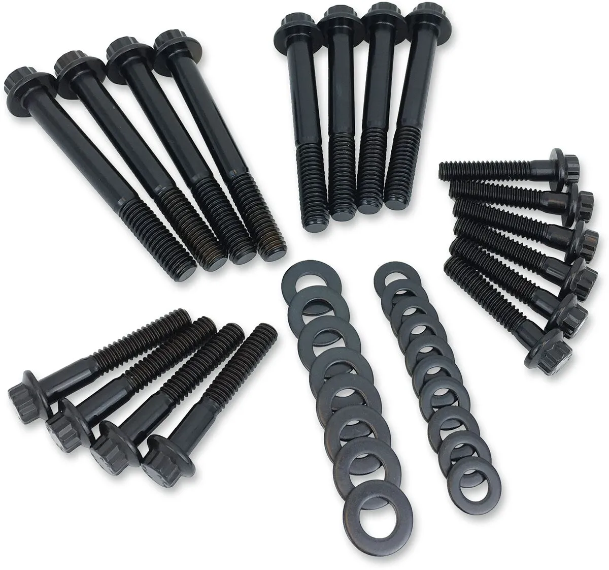 FEULING PARTS 12-Point Rocker Box Fastener Kit Harley Davidson FLHS / FLTC / FXSTS / XL / XR 883-1340cc 84-22
