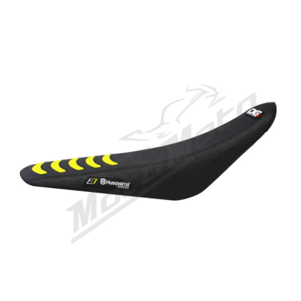 Blackbird seat cover DOUBLE GRIP 3 Husqvarna TC / FC / TE / FE 125-501cc 14-16 Black/Yellow