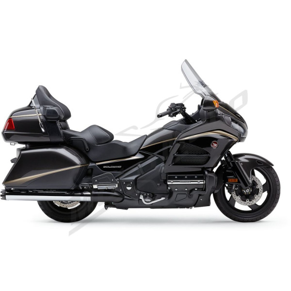 COBRA 4" Slip-On Mufflers Honda GL 1800cc 03-19