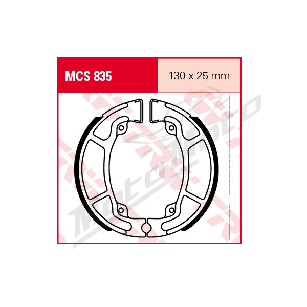 TRW Brake shoes Rear Honda CT / Lead / NES / PS / SH 100-150 00-11