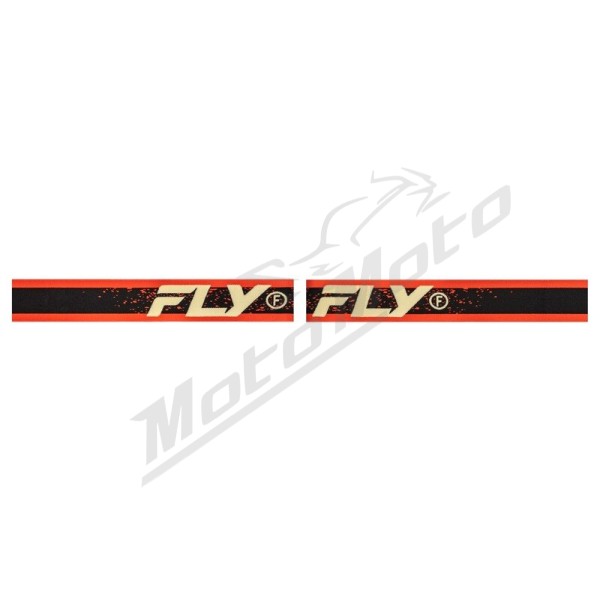 FLY RACING Zone Goggle Black/Grey - Red Mirror/Smoke Lens