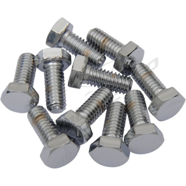 DRAG SPECIALTIES Replacement Hex-Head Bolts M8 5pcs.