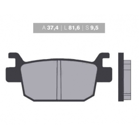 Brake pads NOVASCOOT FT4082 / MCB806 SINTERED