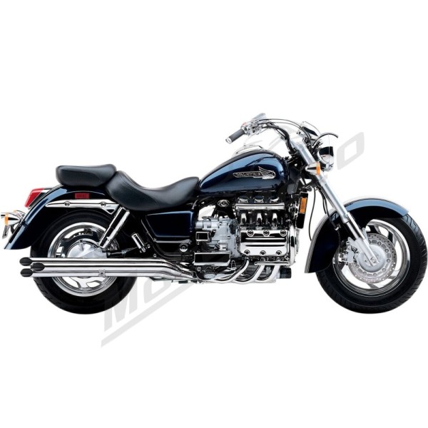 COBRA Slashcut Drag Pipes 6:6 Exhaust System Honda GL 1500C 97-03